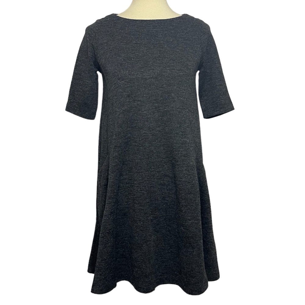 Adrienne Vittadini Short Sleeve Knit Swing Dress